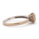 An 18ct champagne diamond solitaire ring, the round brilliant cut diamond, estimated approx. 1. - Image 2 of 9