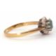An 18ct blue zircon and diamond ring, the central round blue zircon surrounded by illusion set - Image 6 of 8