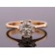 A pale yellow diamond ring, the round brilliant cut pale yellow diamond, estimated approx. 1. - Image 3 of 9