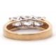 A 9ct CZ ring, the three round CZ's with tapering shoulders and plain band stamped 375 with - Image 2 of 8