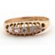 A late Victorian 18ct diamond ring, the five slightly graduated old mine cut diamonds, total - Image 6 of 7