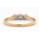 An 18ct three stone diamond ring, the three round brilliant cut diamonds, total estimated approx. - Image 5 of 7
