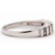 A 14K diamond ring, alternatively set with two baguette and two round brilliant cut diamonds, - Image 5 of 7