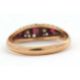 An early 20th century 18ct ruby and diamond ring, the alternating round rubies and old mine cut - Image 2 of 6