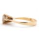 A pale yellow diamond ring, the round brilliant cut pale yellow diamond, estimated approx. 1. - Image 4 of 9