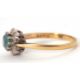 An 18ct blue zircon and diamond ring, the central round blue zircon surrounded by illusion set - Image 7 of 8