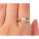 An 18ct diamond solitaire ring, the round brilliant cut dimaond, estimated approx. 1.29cts, colour - Image 6 of 7