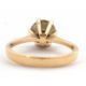 A pale yellow diamond ring, the round brilliant cut pale yellow diamond, estimated approx. 1. - Image 6 of 9