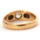 A single stone diamond ring, the old mine cut diamond, estimated approx. 0.35cts, with tapered - Image 5 of 7