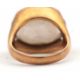 A 9ct smokey quartz ring, the oval smokey quartz in a horizontal tension settting, with split - Image 7 of 8