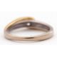 An 18ct bi-colour gold and diamond ring, the central round brilliant cut diamond, estimated - Image 5 of 6