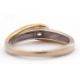 An 18ct bi-colour gold and diamond ring, the central round brilliant cut diamond, estimated - Image 3 of 6
