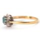 An 18ct blue zircon and diamond ring, the central round blue zircon surrounded by illusion set - Image 5 of 8