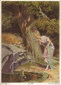 Paul Hey. Postkarte "Der Froschkönig" um 1910