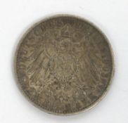 2 Mark Silbermünze Deutsches Reich, König Wilhelm II. von Württemberg 1903