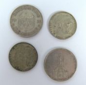 Lot Silbermünzen aus Auflösung, dabei 2x 5 Mark