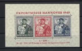 Amerikanische + Britische Zone, Block 1 "Exportmesse Hannover"