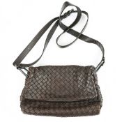 BOTTEGA VENETA INTRECCIATO CROSSBODY BAG.
