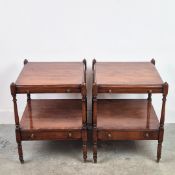 PAIR OF LAMP TABLES (2).