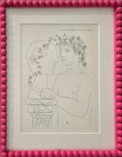 PABLO PICASSO. Jeune Sculpteur Au Travail.