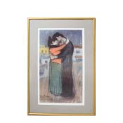 PABLO PICASSO. Les amants dans la rue 1903.