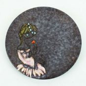 MARIUS MUSARRA (1910-1991) (MABYJOS). FEMME ET FLEUR.