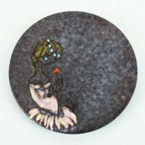 MARIUS MUSARRA (1910-1991) (MABYJOS). FEMME ET FLEUR.