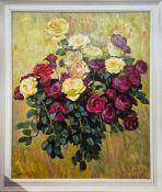 PEOTR KELLER (1909-1997). BOUQUET OF ROSES 1960s.