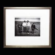 TROWBRIDGE GALLERY PRINT OF HENRY COTTON CONGRATULATING WALTER HAGEN.