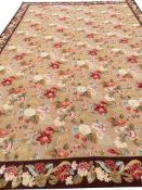 FINE FRENCH NEEDLEPOINT CARPET.