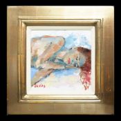 MURIEL BARCLAY (SCOTTISH, B.1951). ASLEEP. (d)