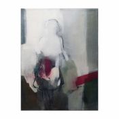 MAY EVERETT (BRITISH, B.1982). ONE WITH GREY AND MAGENTA.