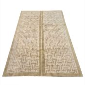 TIBETAN ART DECO DESIGN CARPET.