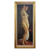 ANNA CHEREDNICHENKO (1917-2003). YOUNG MODEL 1940s.