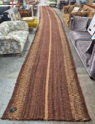PALMPA CUSTOM RUNNER, BURGUNDY AND COFFEE COLOUR.