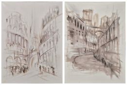 MJ (20TH CENTURY). ARCHITECTURAL STUDIES (2).