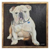 IRENA DUMBRELL (21ST CENTURY). PORTRAIT OF DOG 2020.