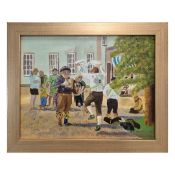 ADRIAN TALLIS (BRITISH, CONTEMPORARY). THE MORRIS DANCER.