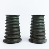 AFRICAN BRONZE CUFF BRACELETS (2).