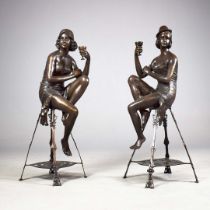 FERDINAND DE LUCA (20TH CENTURY ITALIAN). After. FLAPPER GIRLS.