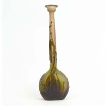 ÉMILE GALLÉ. A PENSÉES' VASE.