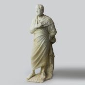 A GRAND TOUR STYLE FIGURE OF AISCHINES.