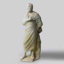A GRAND TOUR STYLE FIGURE OF AISCHINES.