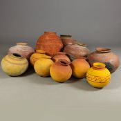 INDIAN STYLE GHARA POTS, A COLLECTION OF 12 VARIOUS.