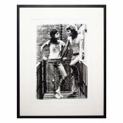 GERARD MALANGA (AMERICAN, B.1943). PATTI AND ROBERT FACING OFF, 1971.