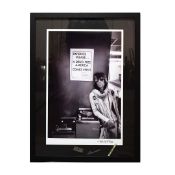 ETHAN RUSSELL (AMERICAN, B.1945). KEITH RICHARDS, PATIENCE PLEASE, SIGNED.