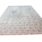 ART DECO DESIGN BAMBOO SILK CARPET.