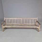 LONG GARDEN BENCH.
