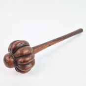 A FIJIAN WARRIORS THROWING CLUB.