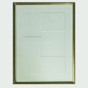 BEN NICHOLSON (1894-1982). In the manner of. WHITE RELIEF ABSTRACT. (d)